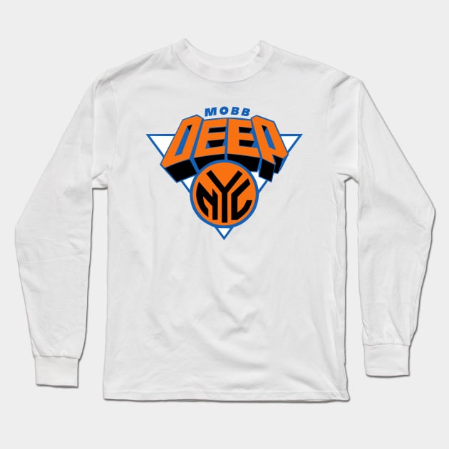 Mobb Deep Nyc Long Sleeve T-Shirt by Jheimerillustration